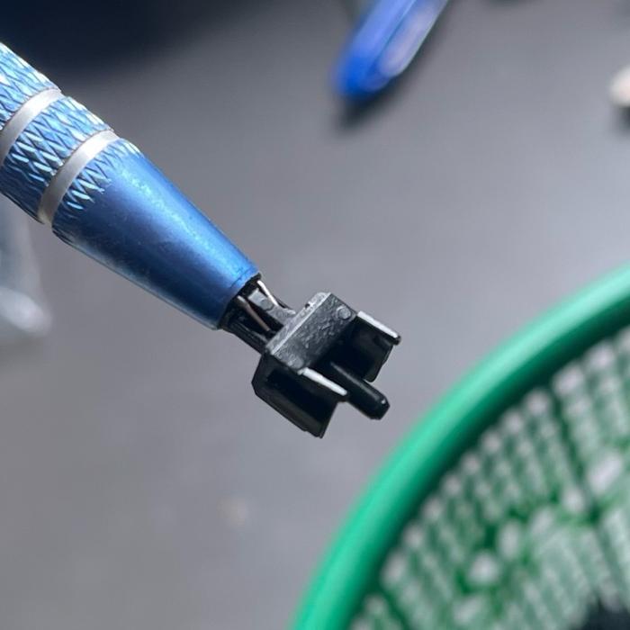 Heavily Broken-in Cherry MX2A Black Switches